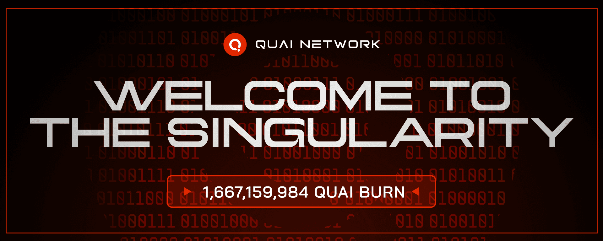 Welcome to The Singularity - A Structural Shift in Quai Network's Tokenomics