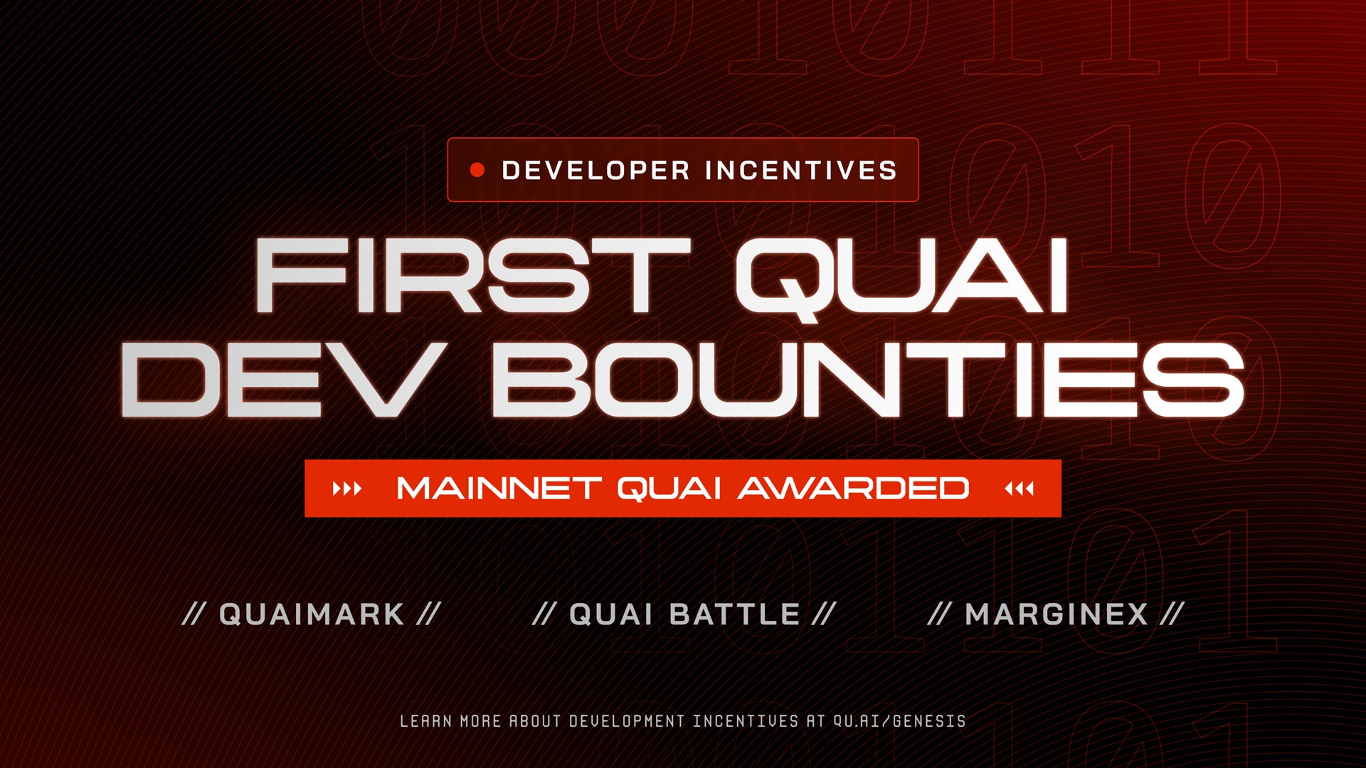 First Quai Developer Bounties Awarded to QuaiMark, QuaiBattle, and MarginEx
