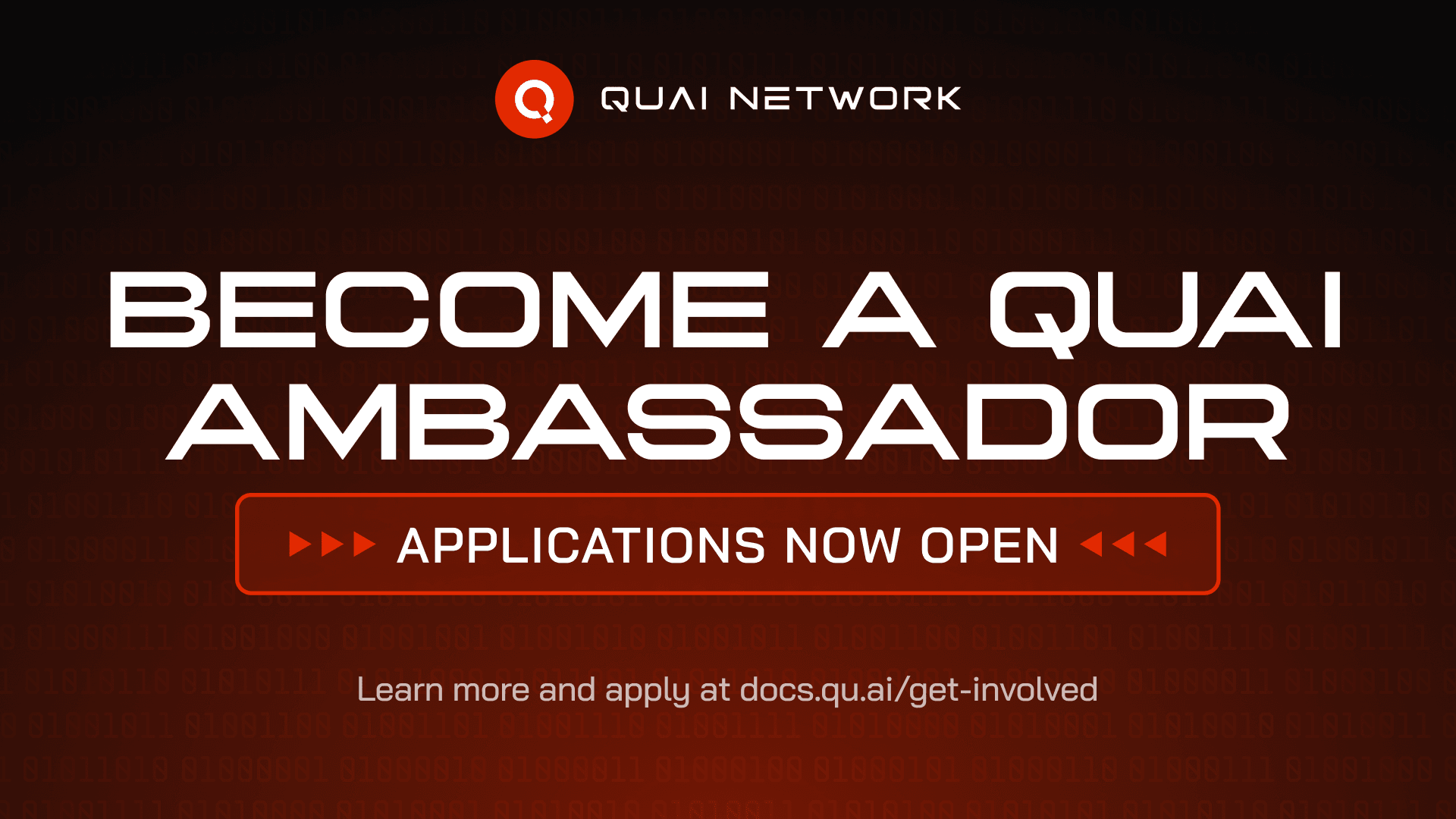 Applications Open to Become a Quai Network Ambassador!