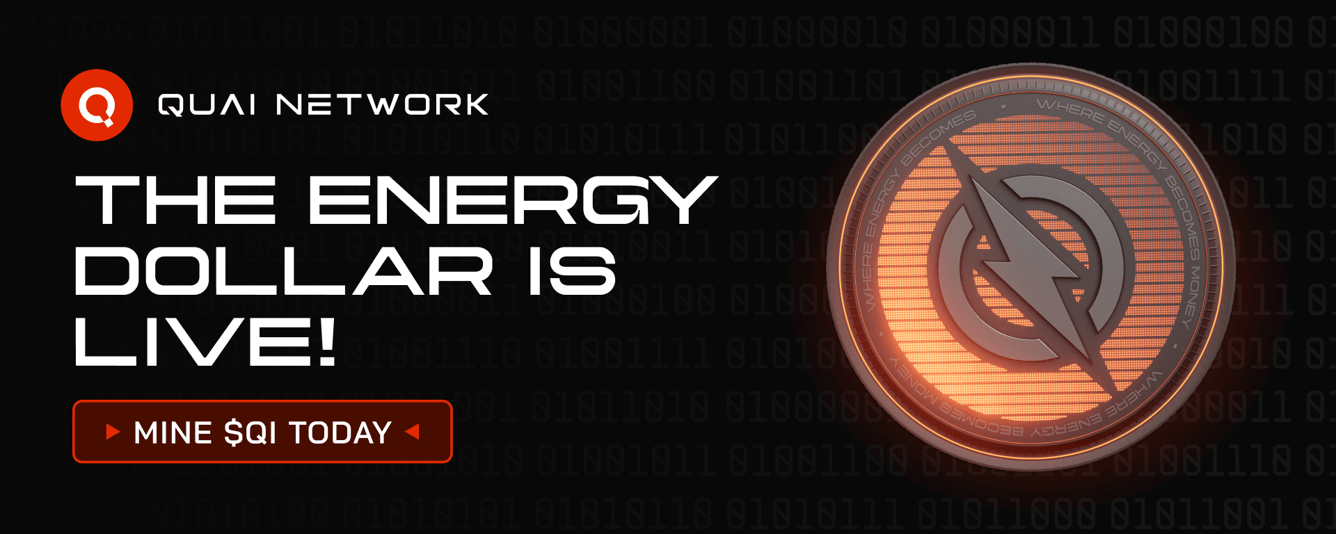 $QI Activation: The World's First Decentralized Energy Dollar